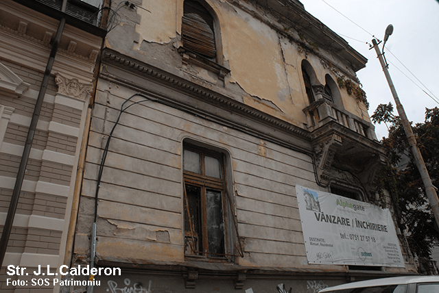 Monument de pe strada J.L.Calderon, Foto: sospatrimoniu.ro