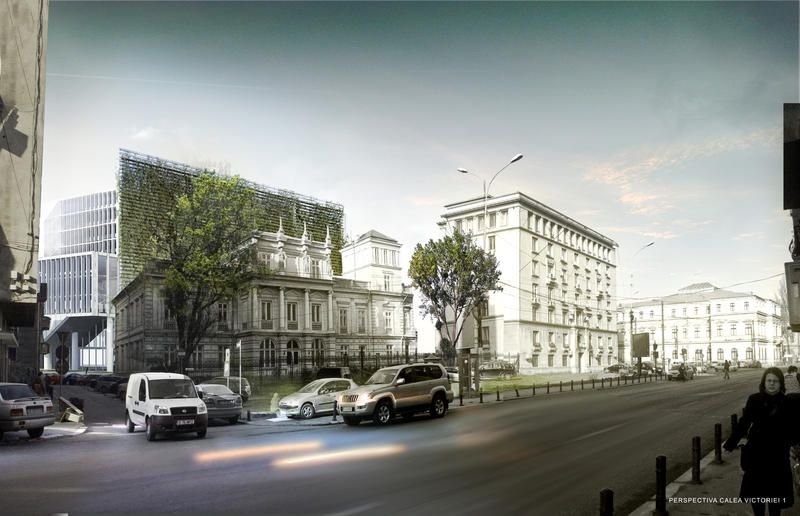 Perspectiva Calea Victoriei.